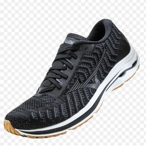 Men's MIZUNO WAVE RIDER 24 WAVEKNIT BLACK Running Shoes ~ 10